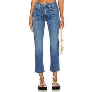 MOTHER The Mid Rise Rider Ankle Jeans in Wash Right On!, Women's Size 26